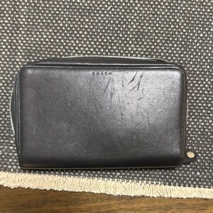 Coach Black Leather Wallet